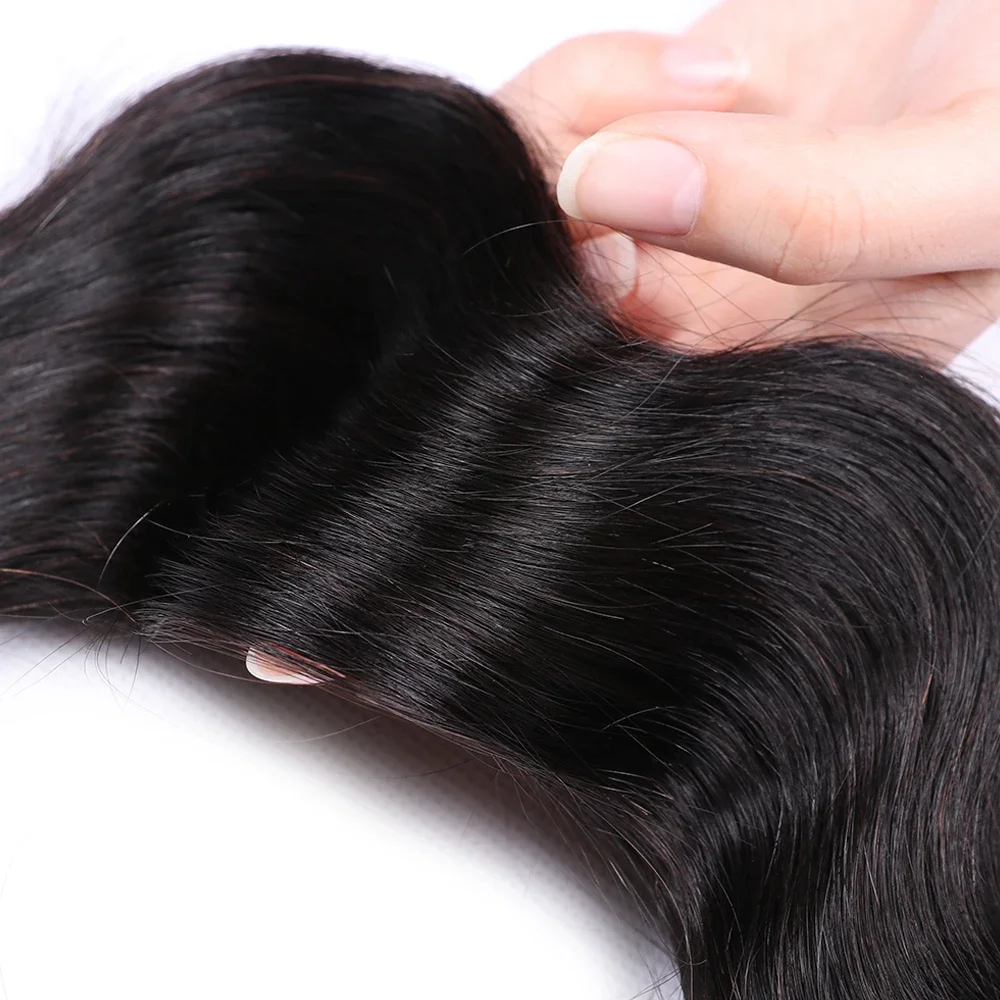 Cabelo Humano Natural Ondulado Colorido para Mulheres, Extensões de Cabelo Remy, 1/3/4 Pacotes de Cabelo Ondulado Natural, 10-40 Polegadas