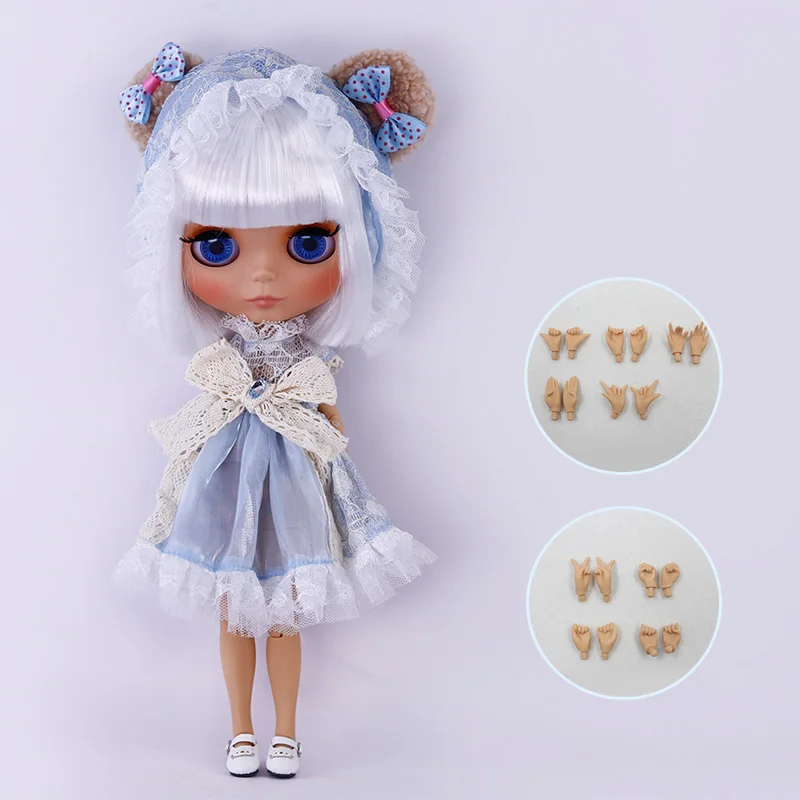 ICY DBS Blyth Puppe, hellbraune Haut, mattes Gesicht mit Augenbrauen, Sonderpreis, 1/6 BJD JOINT Body Neo, Weihnachtsgeschenk, Anime