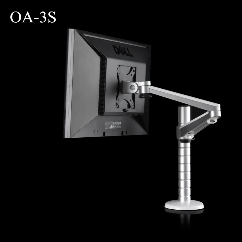 OA-3 Hoogte Verstelbare Binnen 27 Inch Lcd Led Monitor Houder Arm Beugel 360 Graden Draaibare Computer Monitor Stand