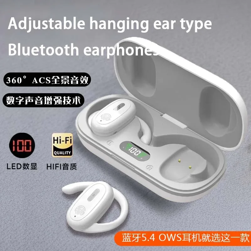 Gt523/js270 earphone digital display screen OWS ear hanging rotatable earphones