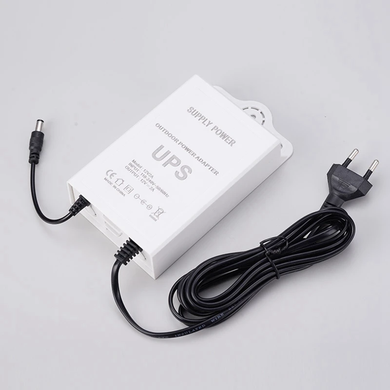 12V-2A Uninterruptible Power Supply For Wifi, Router, Modem, Security Camera Mini UPS Battery Backup Protector