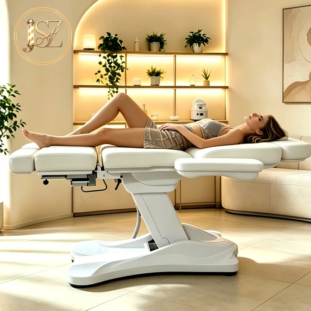 Electric Split Leg Beauty Couch Professional Salon Massage Tattoo Therapy Bed 1PC Available Wholesale For Spa Studio