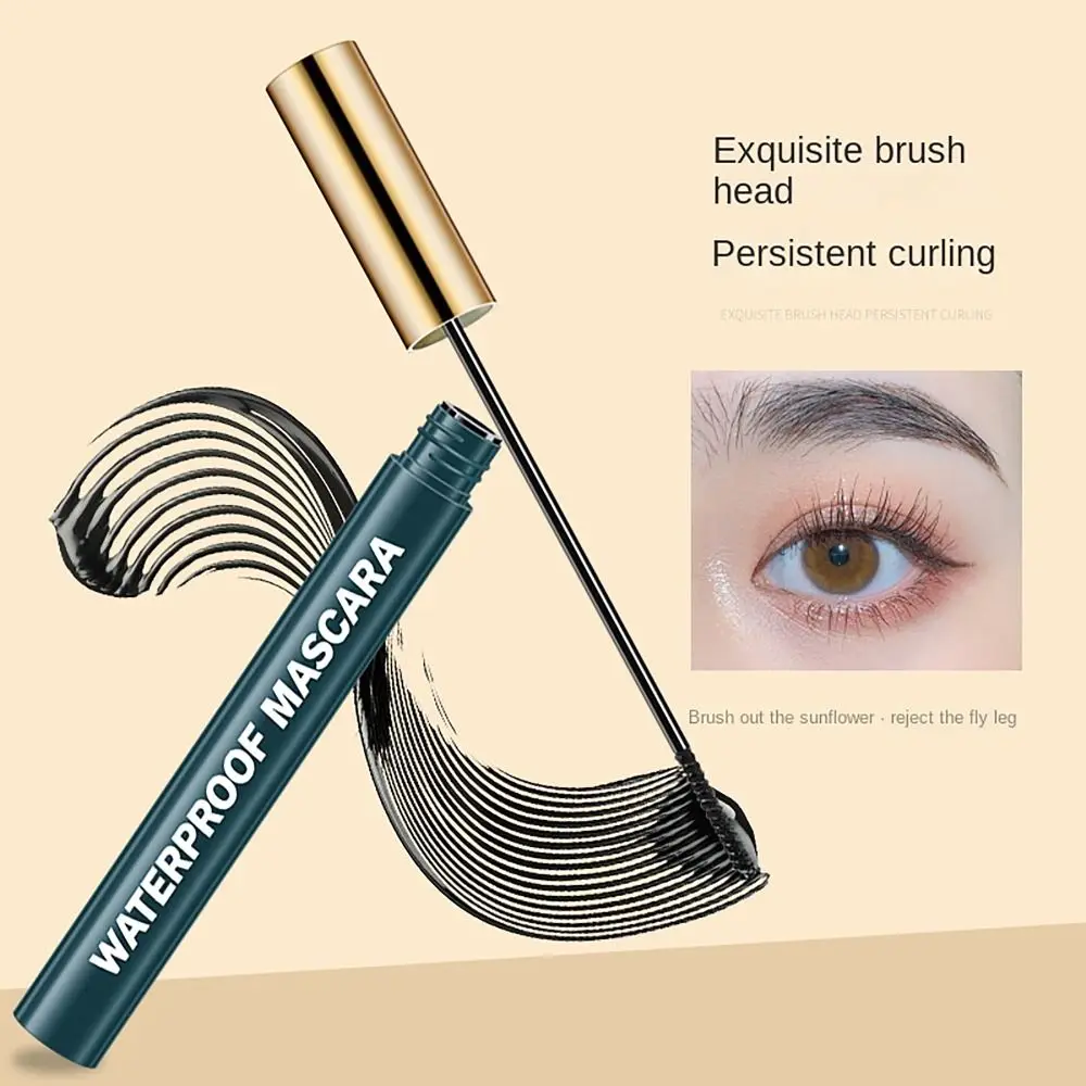 Máscara de pestañas ultrafina resistente al agua a la moda, cosméticos para ojos negros y marrones, herramienta de maquillaje para rizar pestañas, máscara de Color, belleza para mujeres