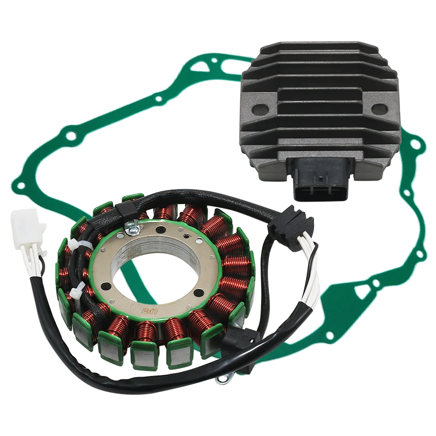 Stator Coil & Rectifier For Yamaha BT1100 Bulldog XVS1100 XVS1100A Drag Star V-Star Custom Classic OEM：5JN-81410-10 5BN-81960-00