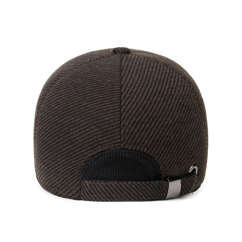 Winter Corduroy Thick Baseball Cap for Men Women Trucker Hat Dad Hat Hip Hop Outdoor Keep Warm Windproof Earflap Wool Cycling