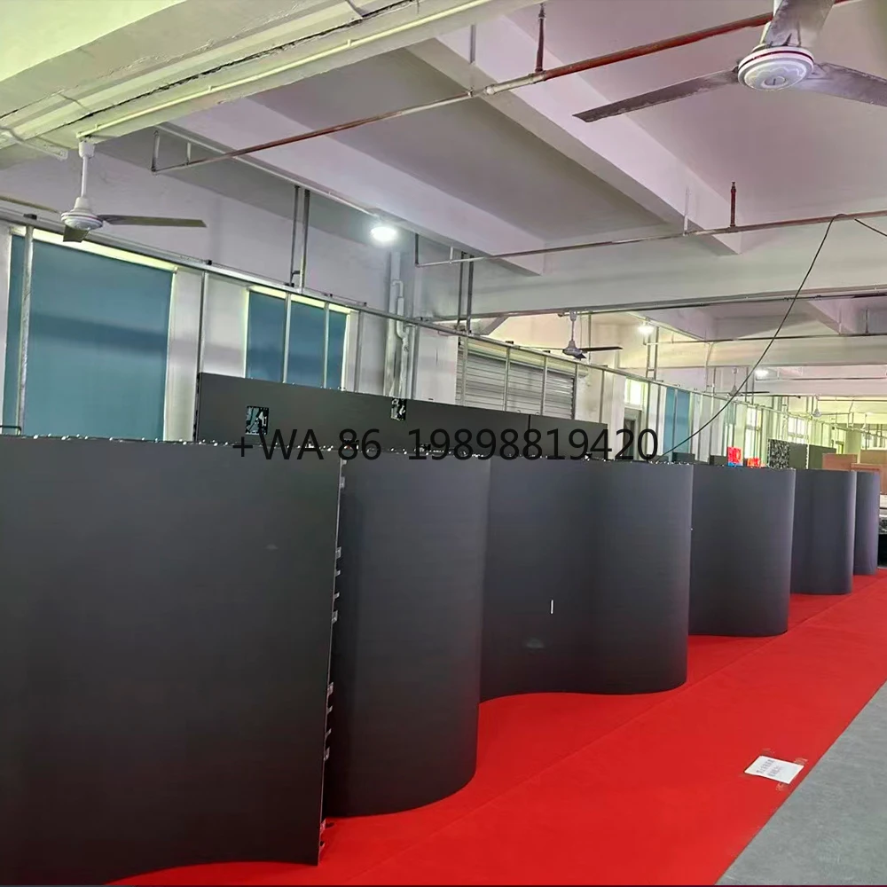 Flexible Rental LED Display Screen for Indoor Outdoor Events Lightweight Curved Installation Custom Size Support