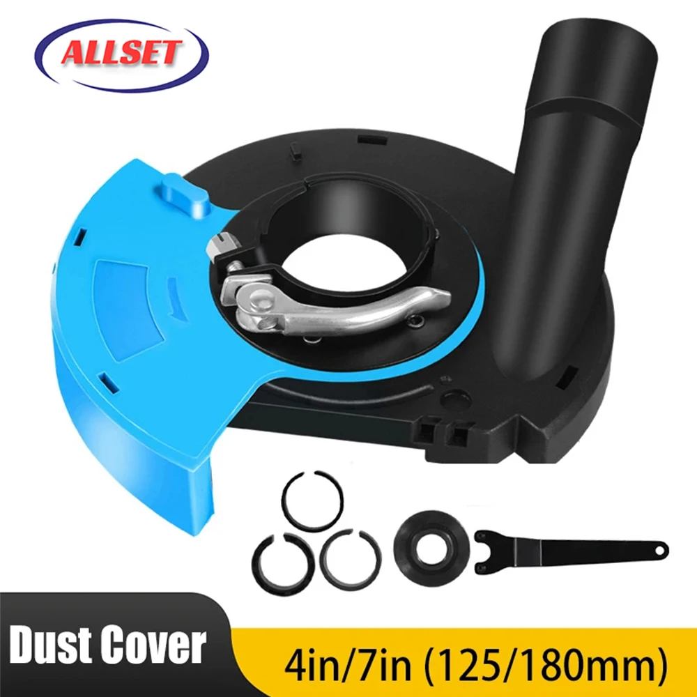 

125/180mm Angle Grinder Dust Shroud Cover Kit Universal Surface Grinding Dust Collection Cover Woodworking Electrical Equipment