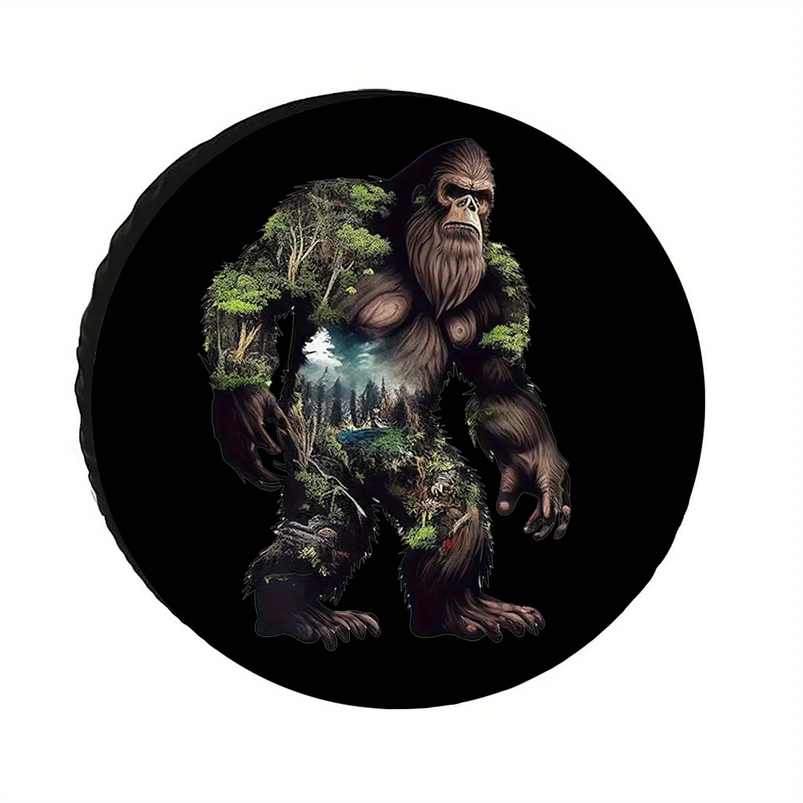Rainproof Spare Tire Cover  Durable Polyester, Fits Most Cars, SUVs & RVs  Perfect For Camping & Travel