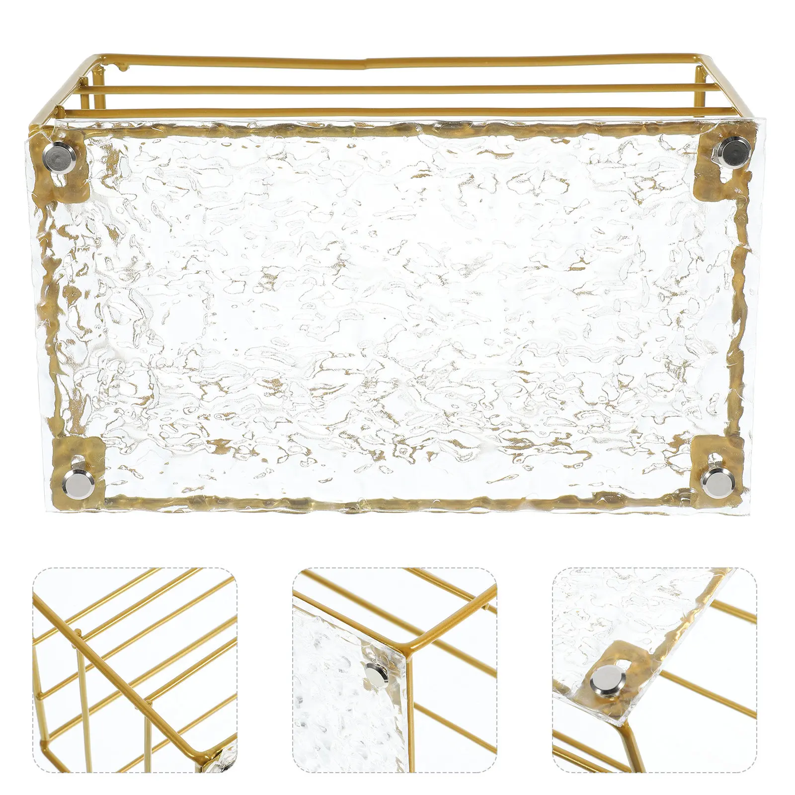 

Bathroom Wall Mounted Toilet Tissue Holder Punch Free Toilet Paper Shelf Organizer Storage Rack for Home Wall-Mounted Paper Rack