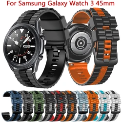 22mm Silicone Strap Band For Samsung Galaxy Watch 3 45mm 46mm Gear S3 Frontier Classic Sport Smart Wristband Bracelet Accessorie