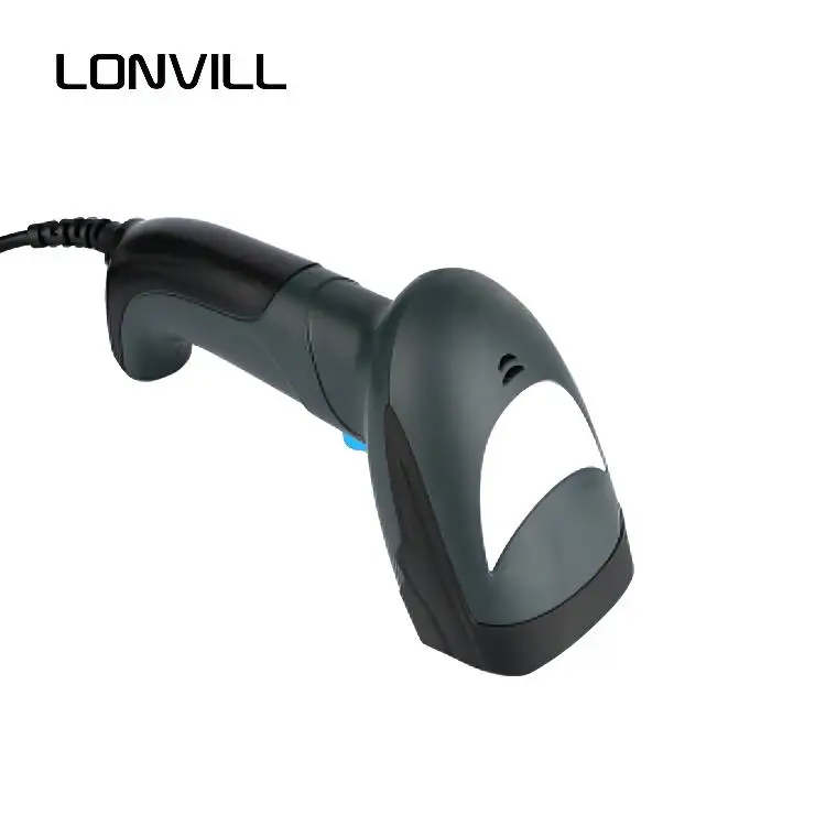 Factory price USB RS232 wireless wired OCR barcode reader handheld MRZ 2d barcode Scanning gun