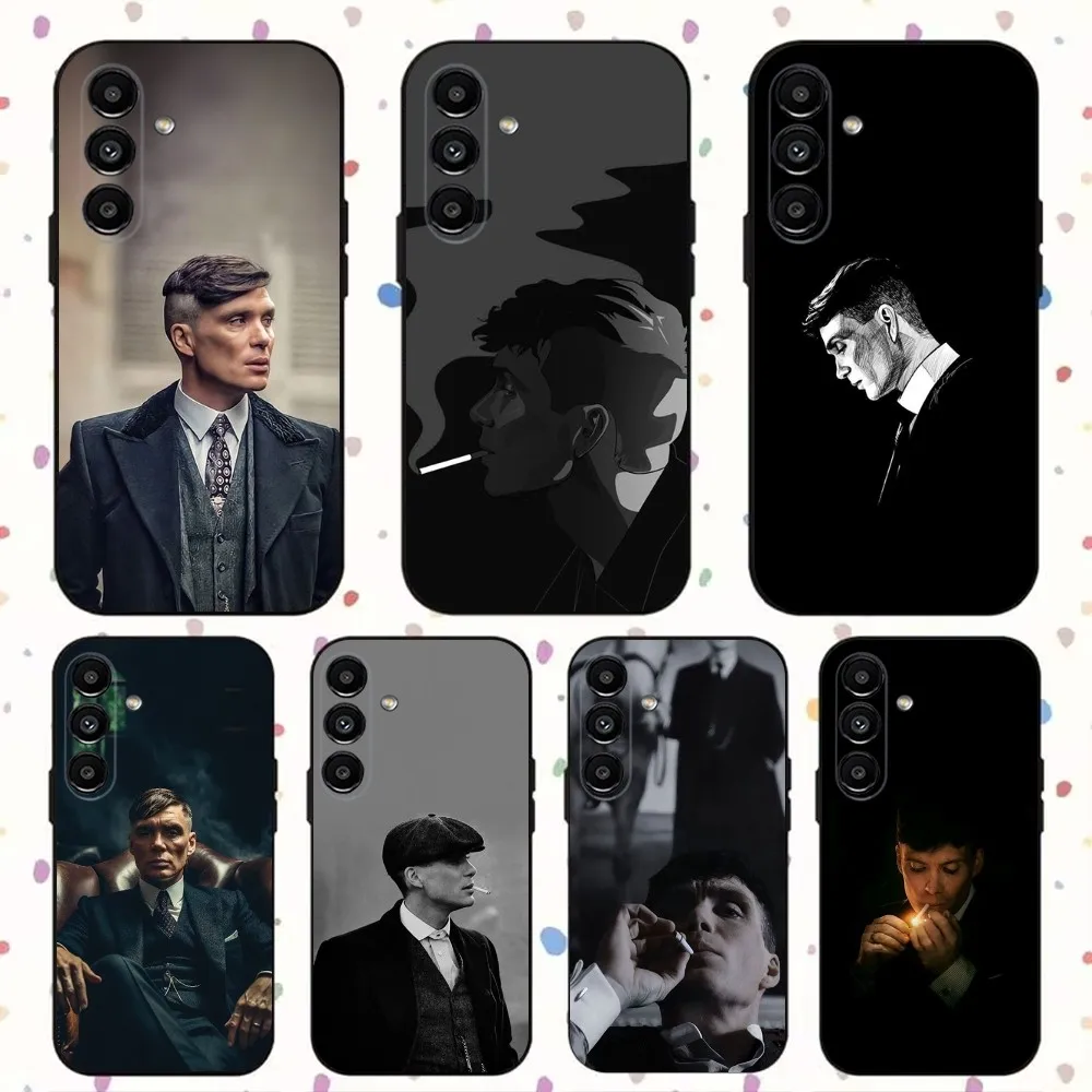 Movie P-Peaky B-Blinders  Phone Case For Samsung S24,S21,S22,S23,S30,Ultra,S20,Plus,Fe,Lite,Note,10,9,5G Black Soft Cover