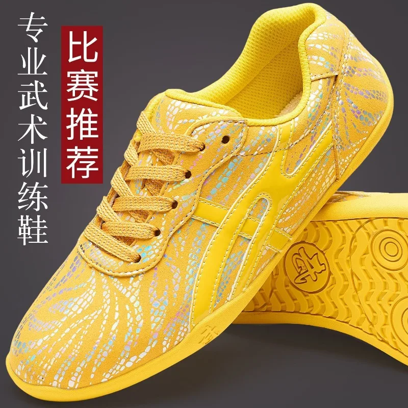 

Original Brand Unisex Professional Wushu Fitness Sneakers Chinese Tai Chi Performance Shoe Soft Sole Non-slip Walking Shoe