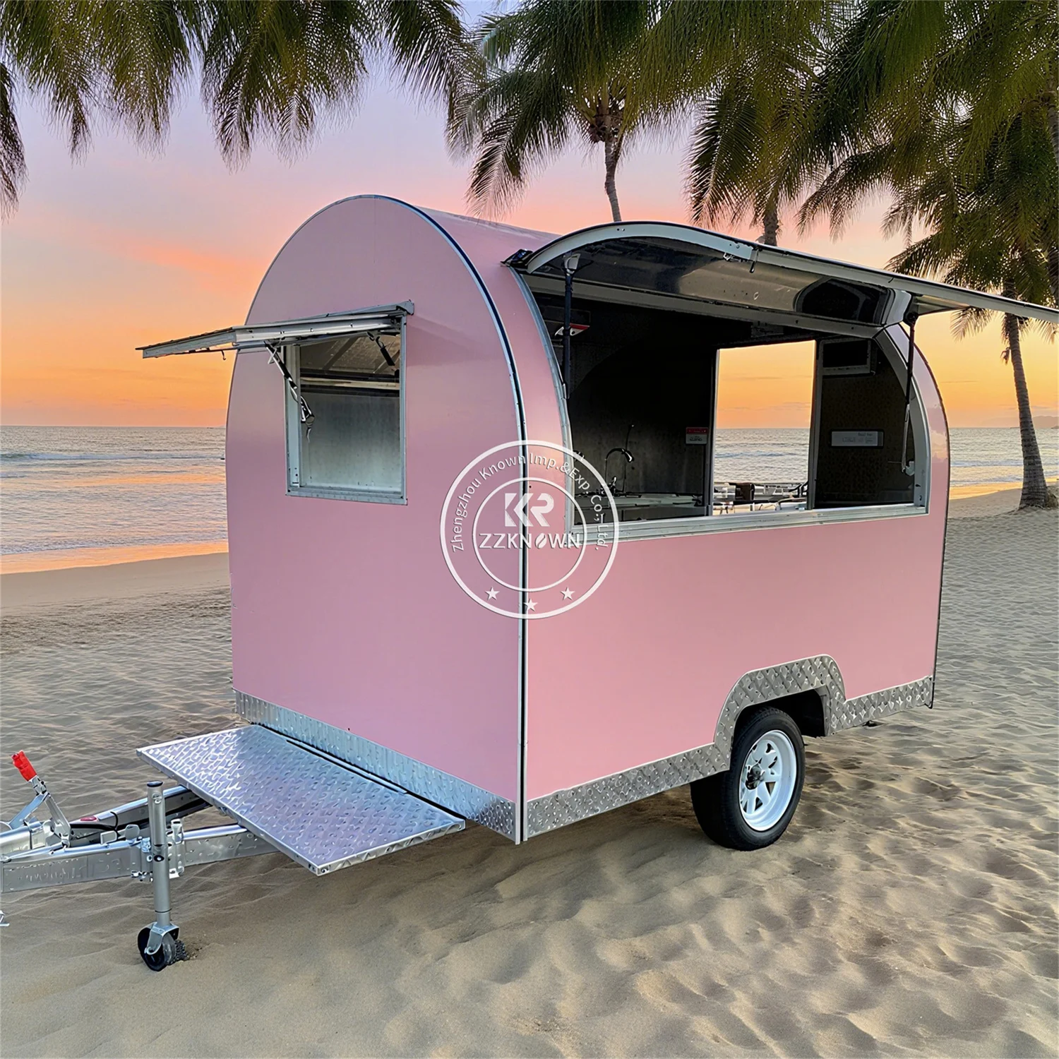 

Concession Food Truck Fully Equipped Mobile Coffee Churros Tacos Pizza Truck Street Catering Fast Food Trailer For Sale
