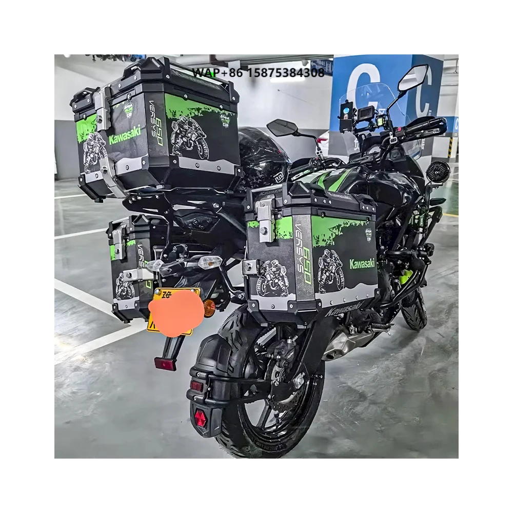 

For Versys 650 Carbon Steel Top Box bracket side box frame for Motorcycle Side Box versys 650 Accessories