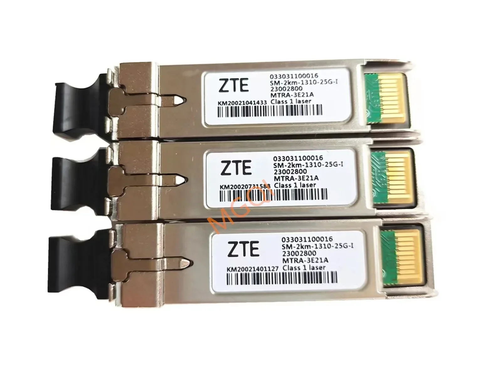 SM-2km-1310-25G-I/MTRA-3E21A/QSFP28/033031100016/1310nm ZTE Single Mode LC QSFP Fiber Optical