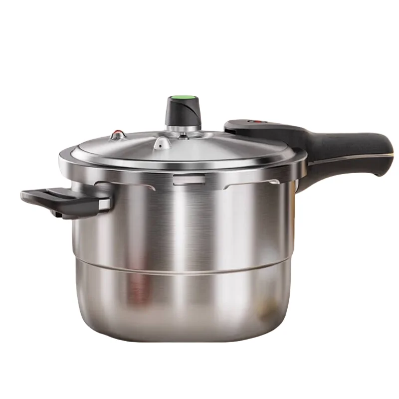 ASD High Pressure Cooker 304 Stainless Steel Safety Six Insurance Explosion Proof Stew Pot Suitable Gas Stove Induction Cooker