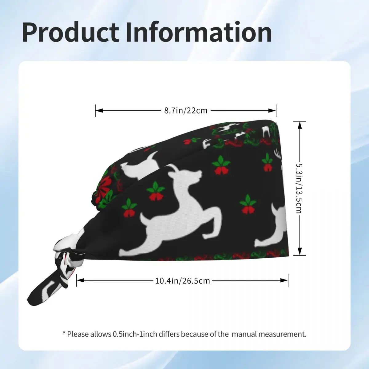 Pet Hospital pediatrics Doctor Care Hat Merry Christmas Surgery Cap Dentistry Nursing Caps Scrub Hats