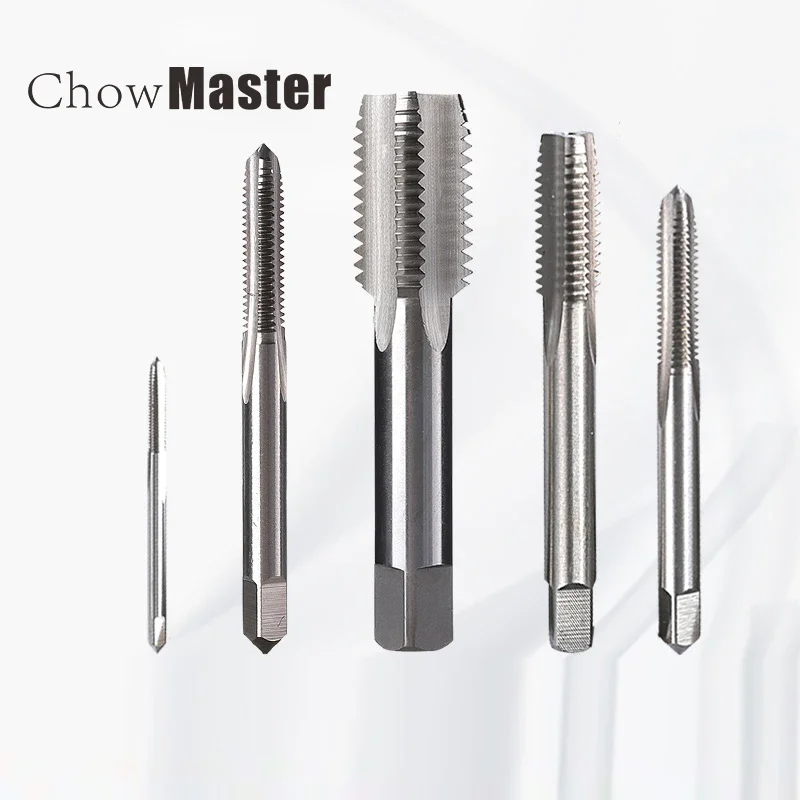 เกลียวชุดขวาตรงขลุ่ย Tap M3-M20เมตริกเครื่องมือสกรูเจาะตรงเครื่องเซาะร่อง