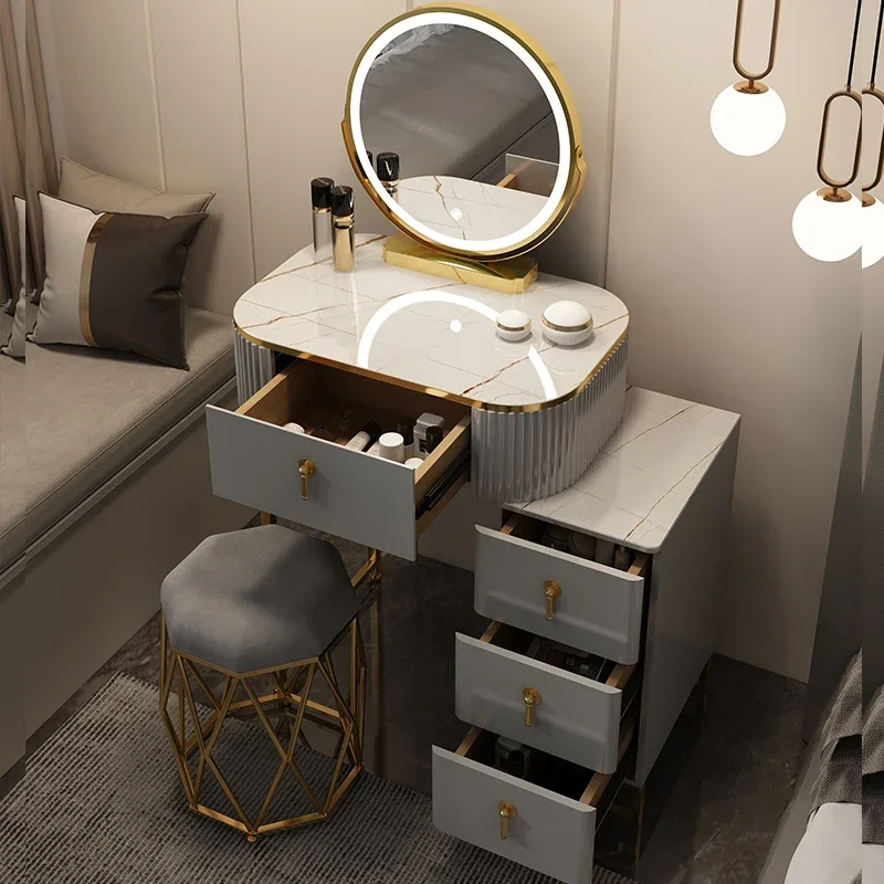 

Dressing Table Luxury Nordic Bedroom Minimalist Furniture Woman Classic Dressing Table Salon Classic Tocador Maquillaje Home