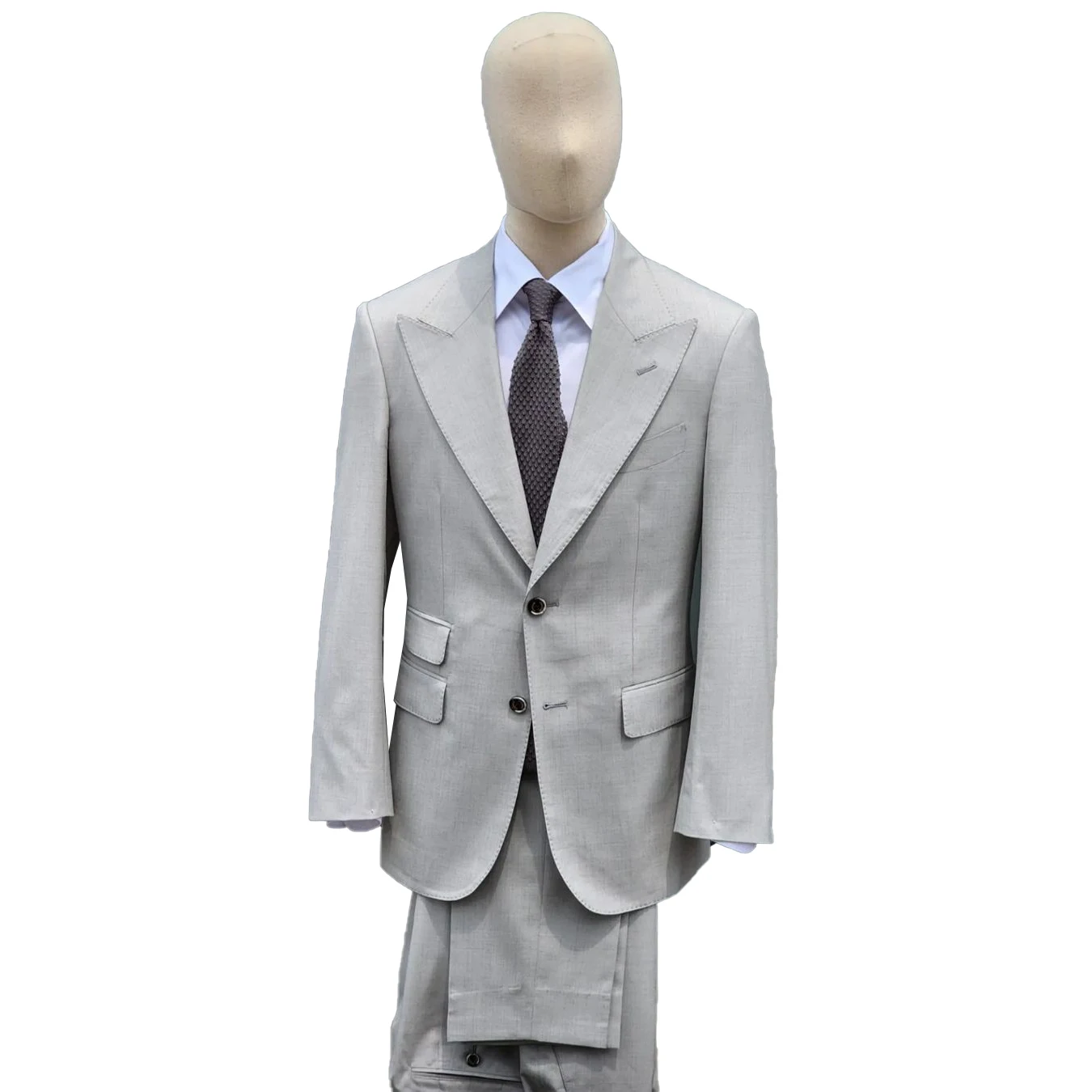 Traje clásico gris para hombre, chaqueta de dos piezas hecha a medida, pantalones, traje Formal de diseñador para novio, ocasión Formal, 2022