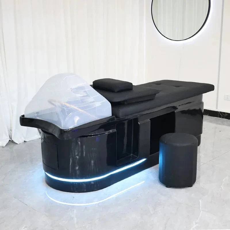 2025 Salon & Spa Essential: Japanese Head Spa Bed with Water Circulation, Fumigation & Hair Washing Function