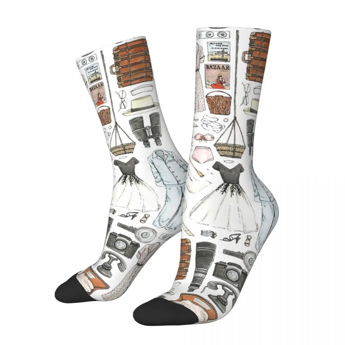 Men Film Rear Window Socks Super Soft Funny Happy Socks Novelty Stuff Middle TubeSocks Small Gifts