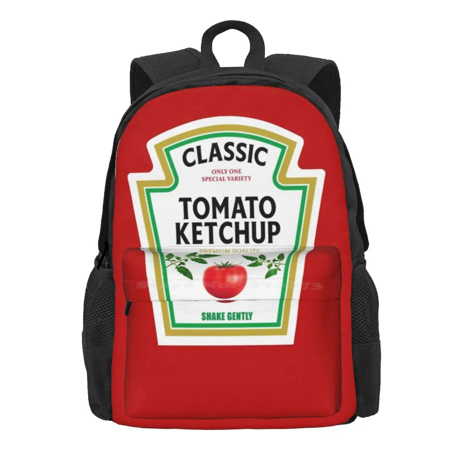 Ketchup Halloween 2023 Costume Family Group Matching Couple Mustard Mayo Hot Sale Schoolbag Backpack Fashion Bags Mustard