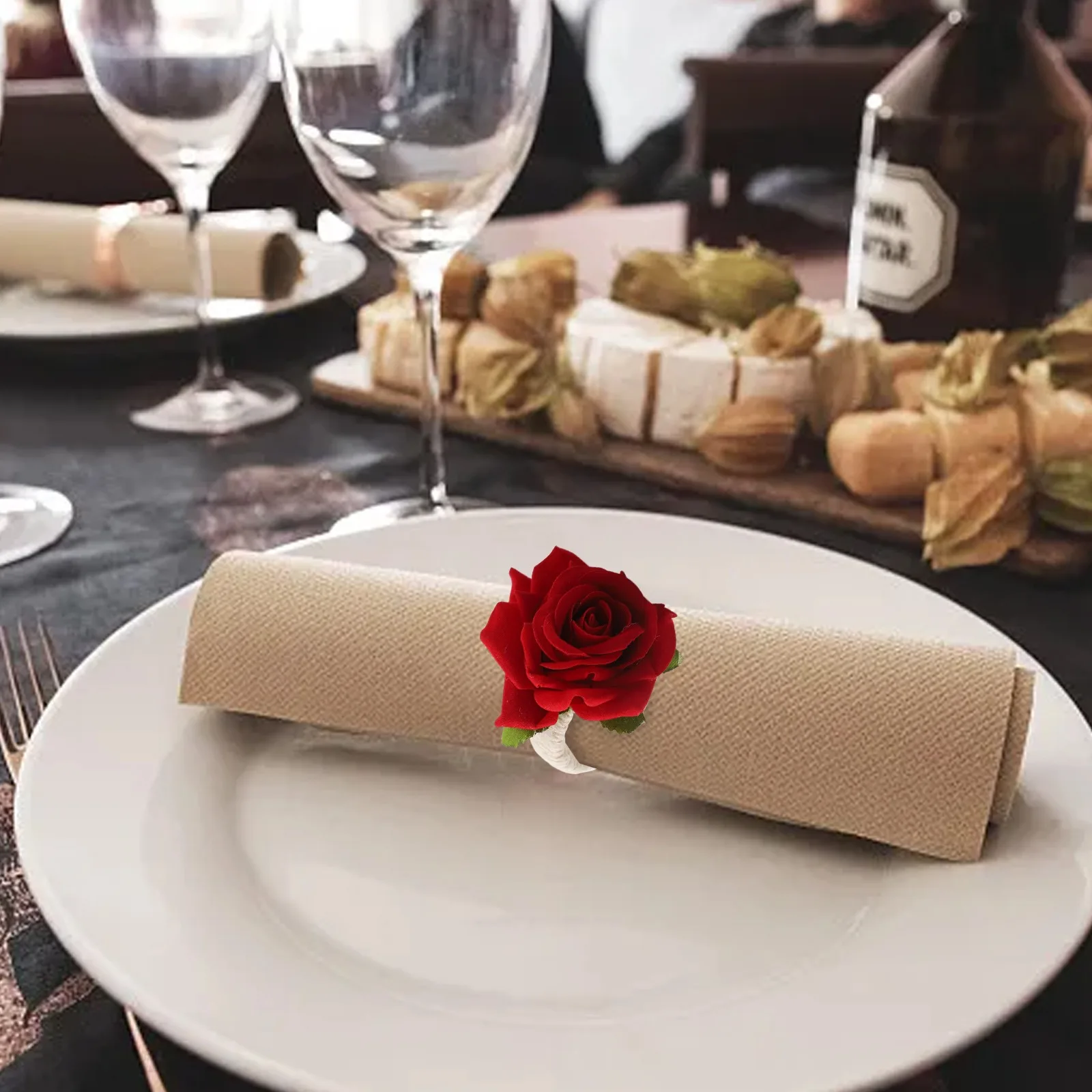 

Декоративные настольные акценты Элегантные держатели для салфеток Украшение обеденного стола Простые в использовании держатели для салфеток Идеально подходят для обеденных мероприятий