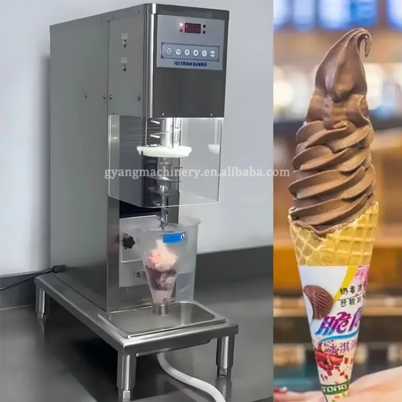 High Speed Soft Ice Cream Milkshake Mixer Freeze Ice Cream Blender Machine For Sales In Usa Canada Algeria Italy