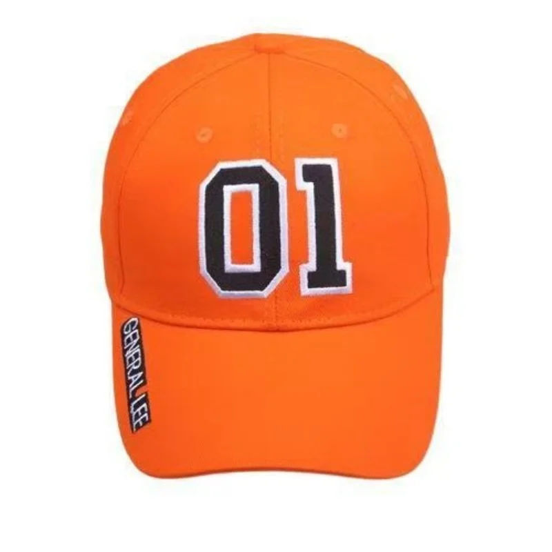일반 리 01 오렌지 자수 모자 굿 올' 보이 듀크스 야구 모자