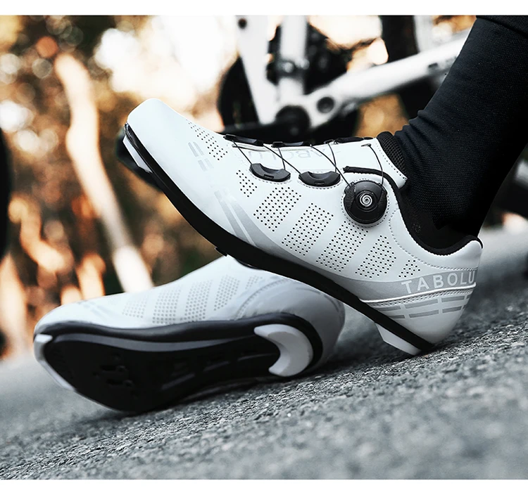 Unisex-Fahrradschuhe, atmungsaktive SPD-Rennradschuhe, professionelle MTB-Mountainbike-Schuhe, locklose Trainings-Fahrradschuhe – Detail 15