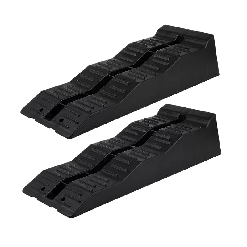 2PCS Levelling Block Ramp 3.5/5T for RV Caravan Campervan Trailer Heavy Duty Tire Pad Auto Ramps 3 Stage Wheel Pad