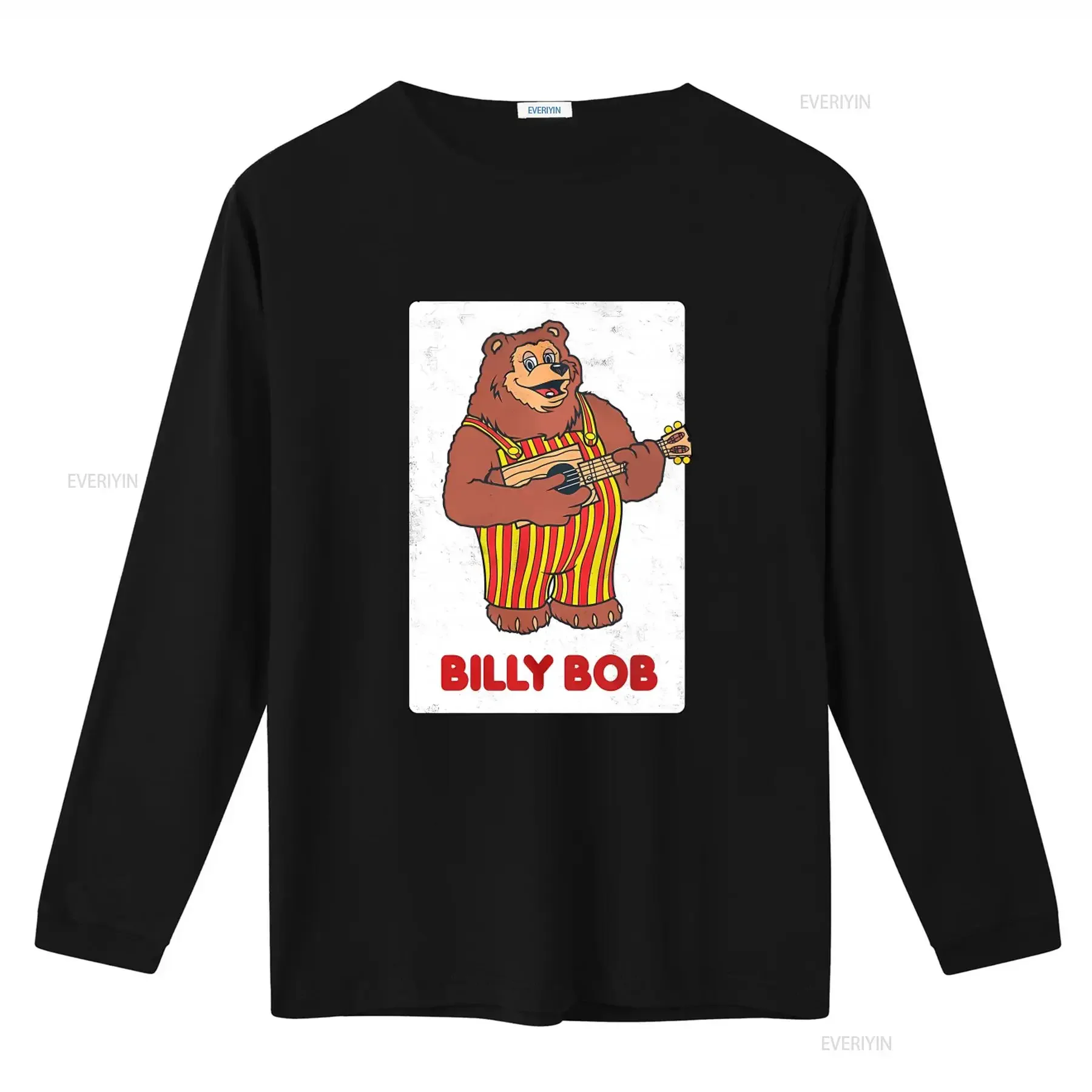 Youth Rock afire Explosion Billy Bob Guitar Bear Print T Shirt Showbiz Pizza Place Design vintage Washed Breathable Comfortable