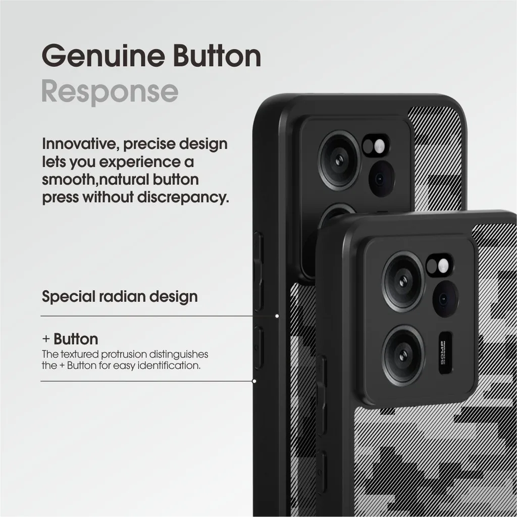 ibmrs for xiaomi 13t pro /redmi k60 ultra case ,camo matte transparent phone case(Comes with wrist strap)