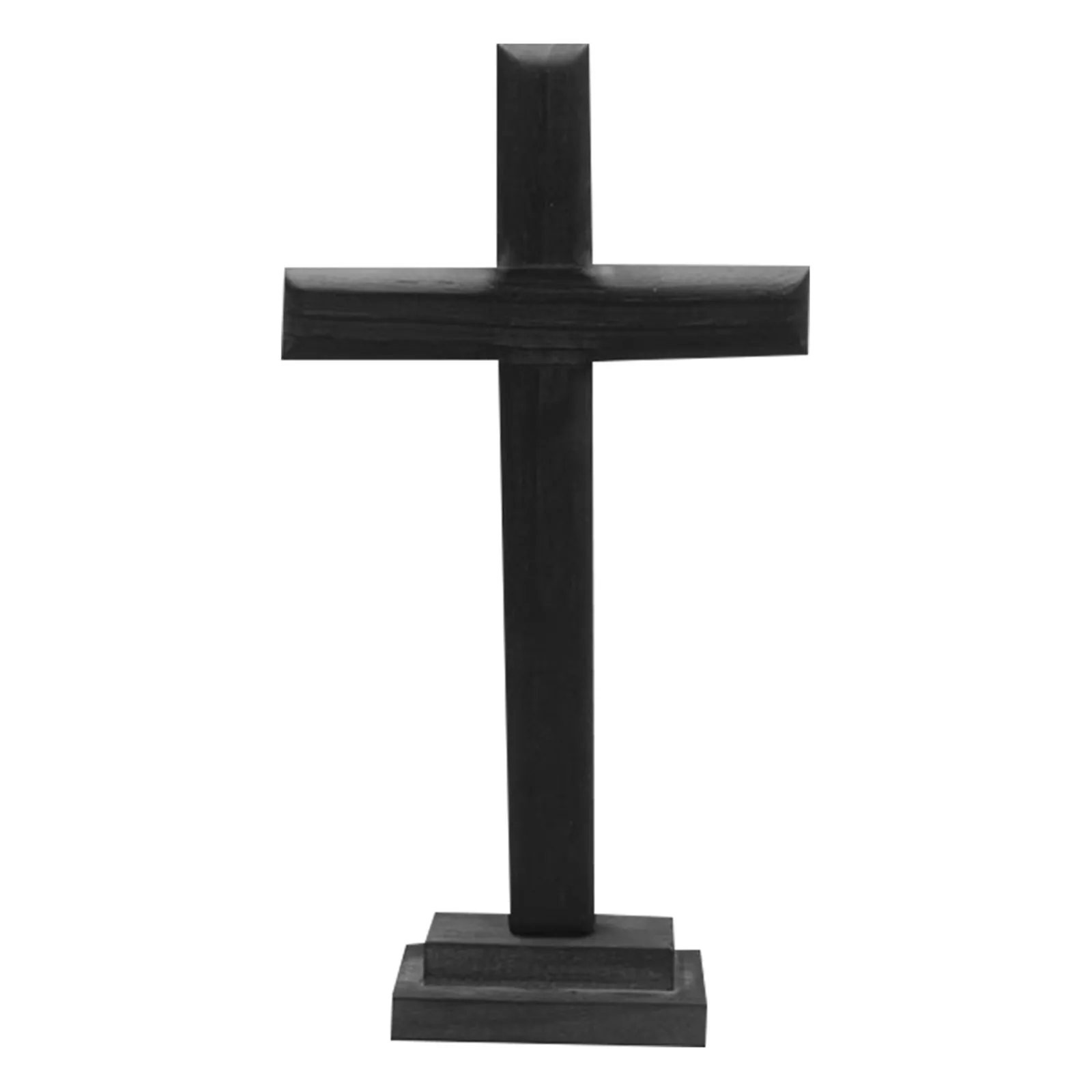 

1Pcs Exquisite Wooden Cross Ornaments Religious DIY Craft Home Decor Accessory Wood Cross Ornaments