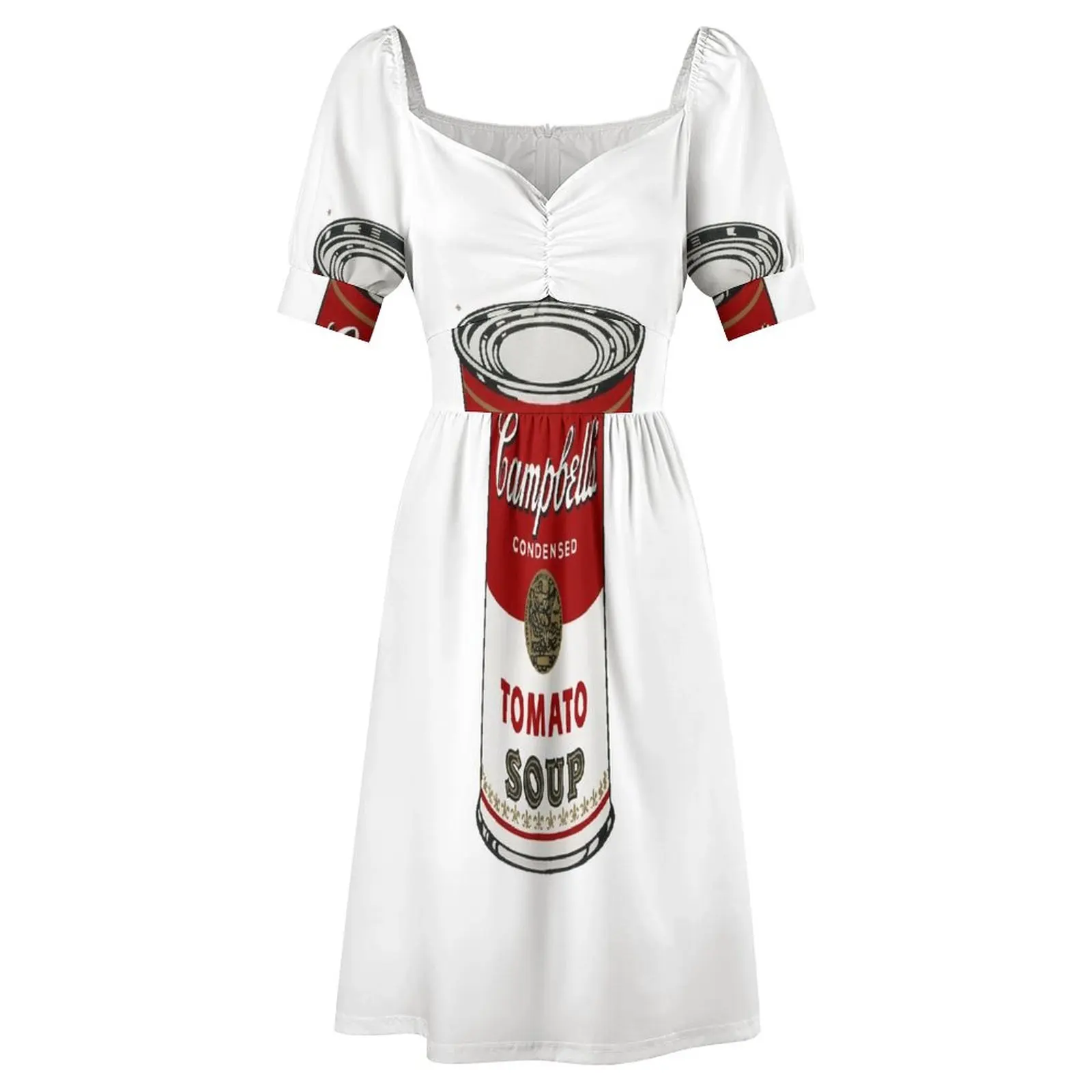 Andy Warhol-canphon's Soup Tomato Soup Dress abiti gala elegant guest wedding dress abbigliamento donna abito lungo