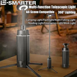 Portable Camping Lantern Telescopic LED Work Light USB Rechargeable 2000LM Outdoor BBQ Fishing Tent Emergency Lamp With Tripod
