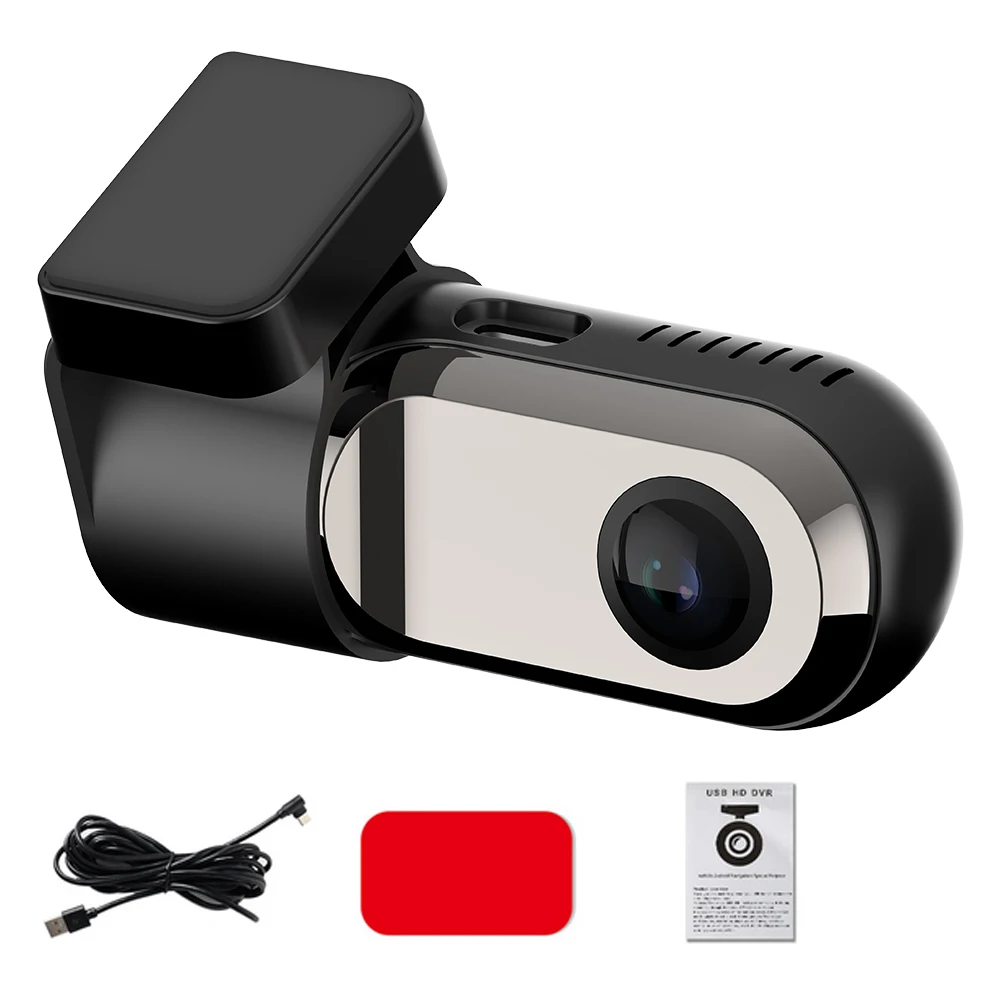 USB Dash Camera Car Android Navigation Driving Video Recorder 360 Degree Rotation DVR Dashboard Camera with ADAS Assisted System