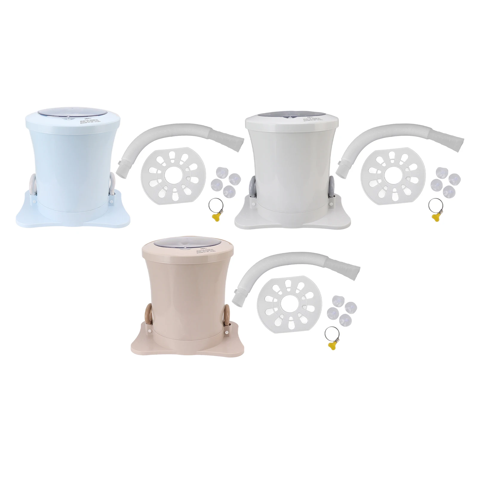 Deshidratador de ropa Manual desmontable resistente al desgaste fácil de usar cuerda de tracción Manual 2500RPM máquina deshidratadora Manual para dormitorio