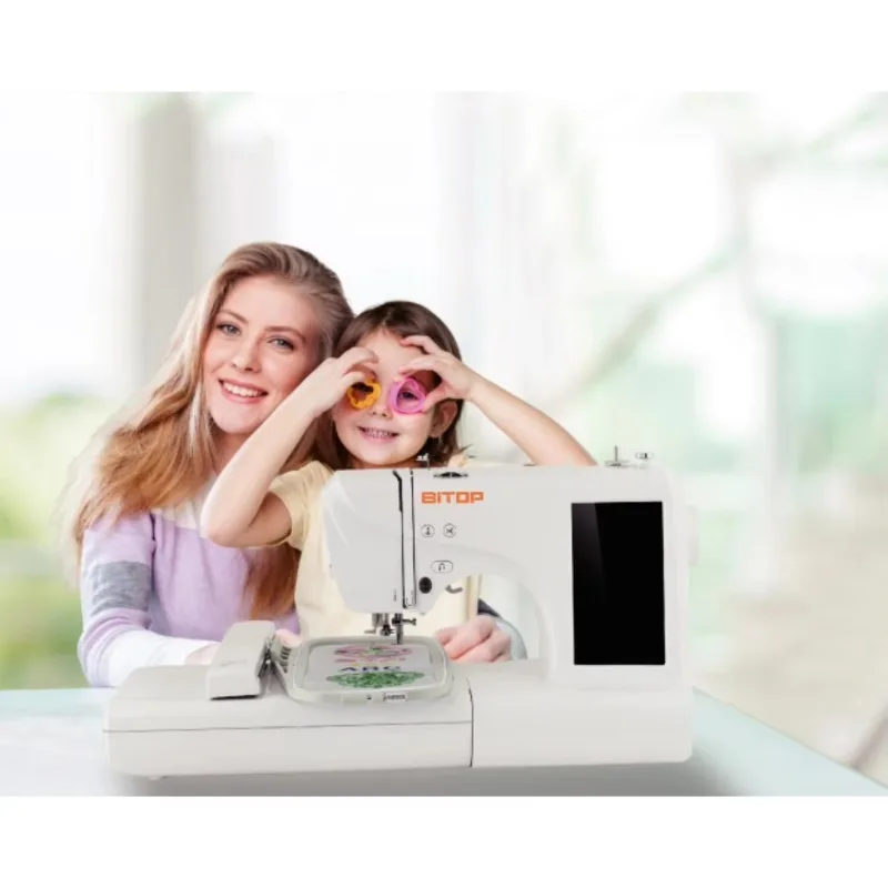 

2026ES6 Hot Sale Single Head Household Embroidery hine Computerized 200*280mm Mini Hand Sewing hine Portable