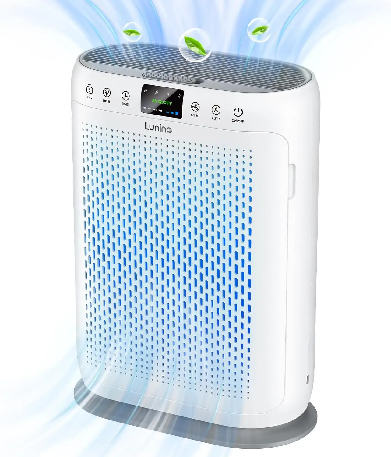 Purifiers for Home Large Room up to 1740sq.ft, LUNINO H13 HEPA Air Filter with PM 2.5 Display Air Quality Sensors, Aromatherapy