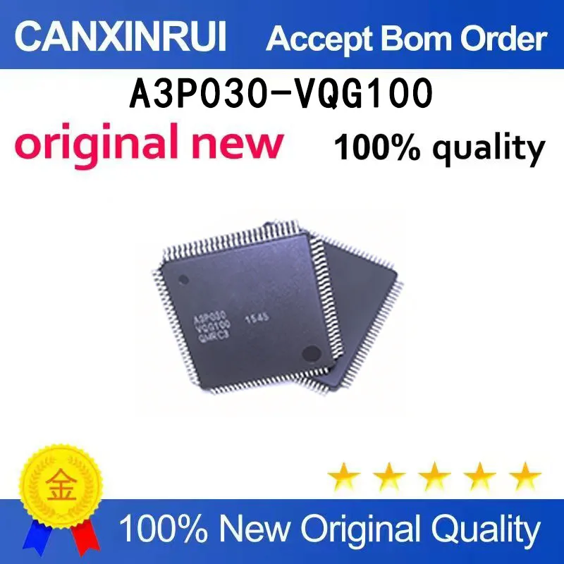 

(5-100 pieces)New stock A3P030-VQG100 A3P030 QFP
