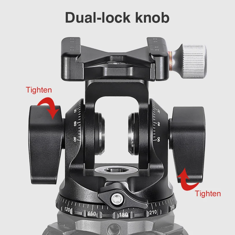 SUNWAYFOTO DT-03S Tilt Head for Monopod and Tripod 33lbs(30KG) Load Capacity