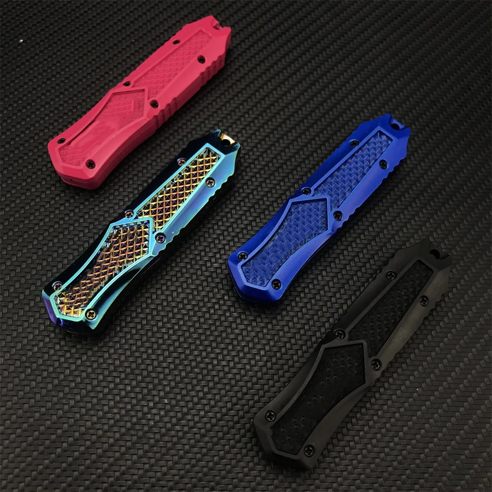 Mini Tactical Multi Pocket Knife 440C Blade Zinc Alloy Handles Outdoor Military Hunting Knives Self Defense Camping EDC Tool