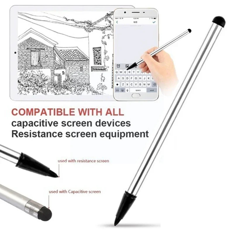 Universal Dual Use Screen Pen for Ipad Stylus for Lenovo Android Tablet Phone Stylus for Samsung for Xiaomi Capacitance Pen