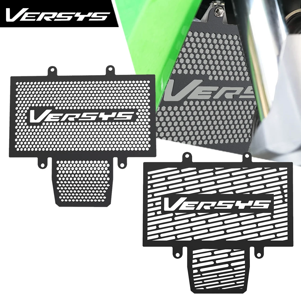 

Motorcycle Accessories For KAWASAKI VERSYS-X 300 ABS KLE300 2017-2025 2024 VERSYS-X300 Radiator Guard Protector Grille Cover