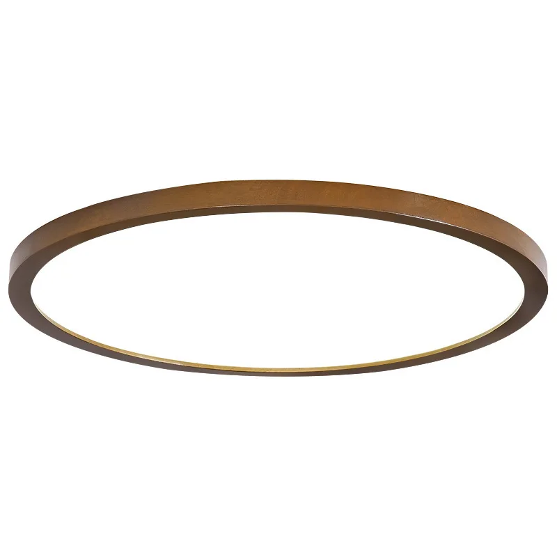 

Nordic, ultra-thin, ceiling light, log, Japanese, round, bedroom light