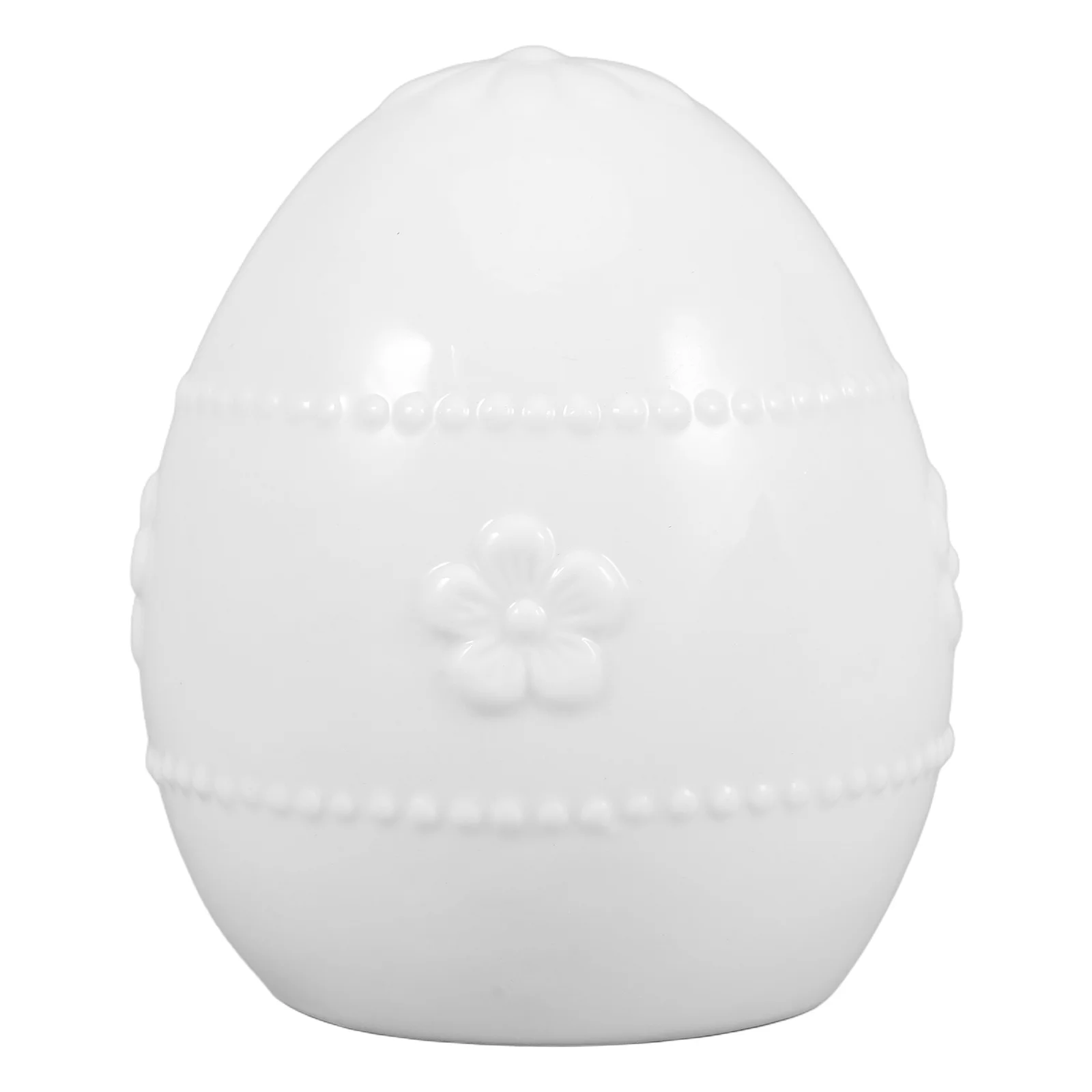 

Ceramic Easter Egg Ornament Decorative Tabletop Home Decor Centerpiece for Farmhouse Holiday Display Craft Easter Ornaments