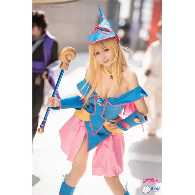 Yu-gi-Chaînes Dark Magician Girl Cosplay Chapeau pour Femme, Gelwith